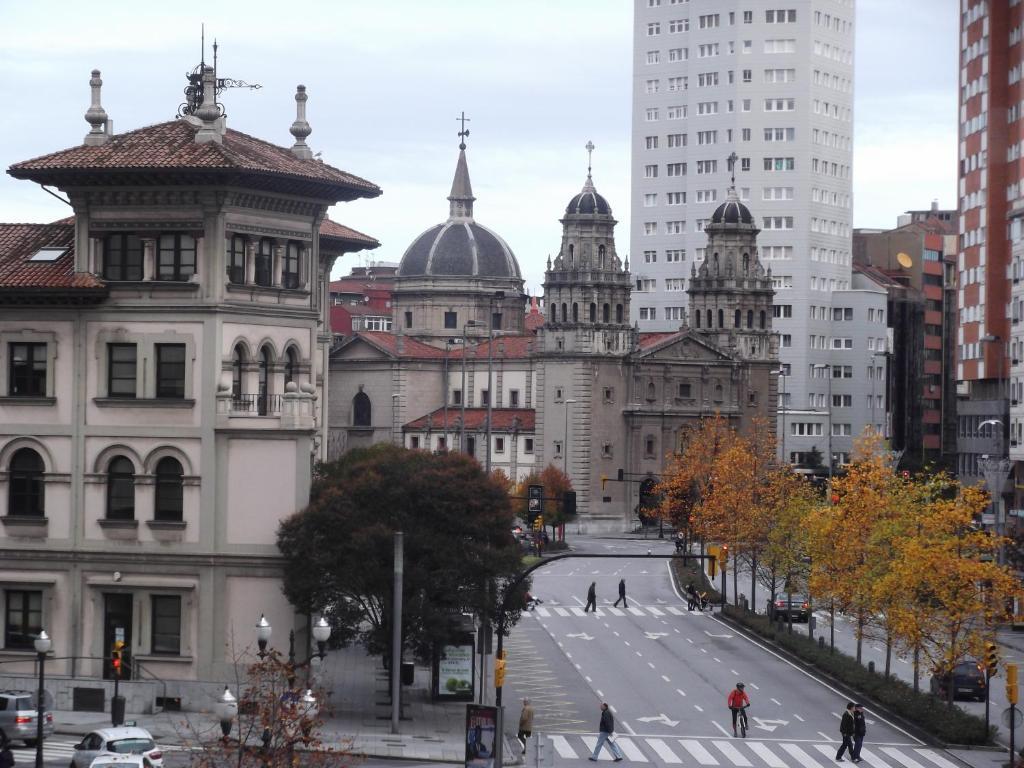 Pension Plaza Gijón Eksteriør bilde